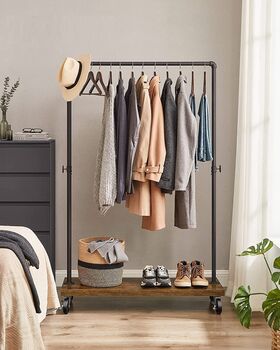 Heavy Duty Clothes Rack Garments Rail With Shelf, 2 of 11