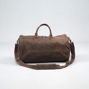 Leather Weekend Bag, 3 of 12