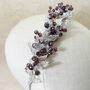 Purple And Silver Crystal Headband, thumbnail 5 of 5