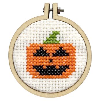 Jack Of All Lanterns Halloween Mini Matchbox Cross Stitch Kit, 2 of 3
