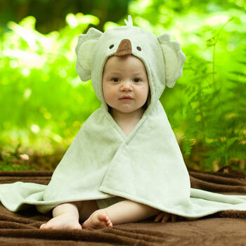 Personalised Cuddles The Koala Baby Towel, 8 of 8