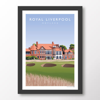 Royal Liverpool Hoylake Golf Poster, 7 of 7