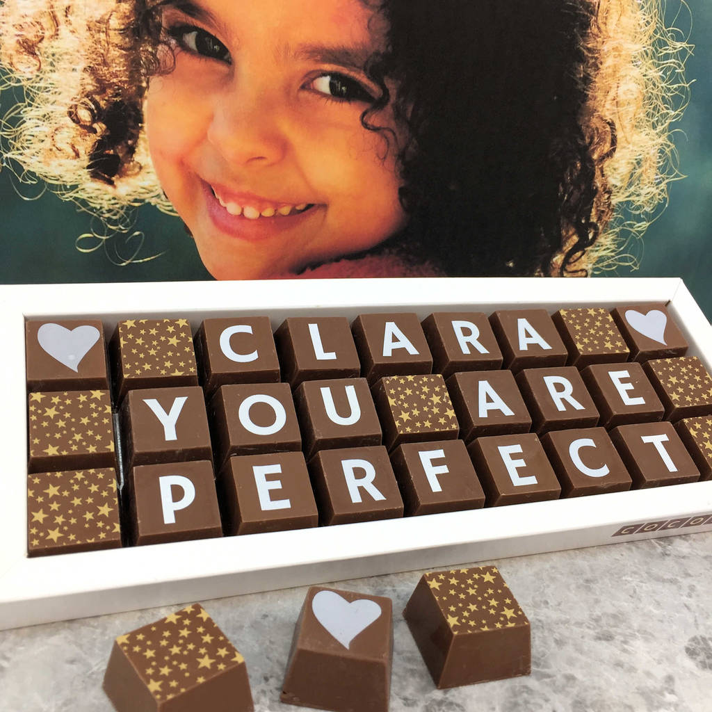 Personalised You Are Perfect Chocolate Gift, 1 of 6