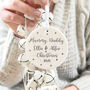 Mummy Daddy And Kids Personalised Christmas Bauble M, thumbnail 1 of 2