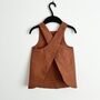 Personalised Children's Apron 100% Linen Kids Pinafore Apron, thumbnail 10 of 10