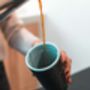 Leak Proof Reusable Cup 12oz Black And Faraway Blue, thumbnail 5 of 6