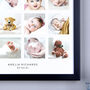 Personalised Twenty Photos Baby Print, thumbnail 4 of 7