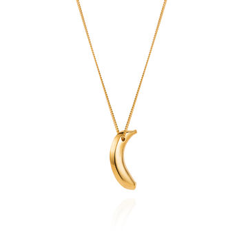 Banana Necklace Gold Vermeil, 3 of 6