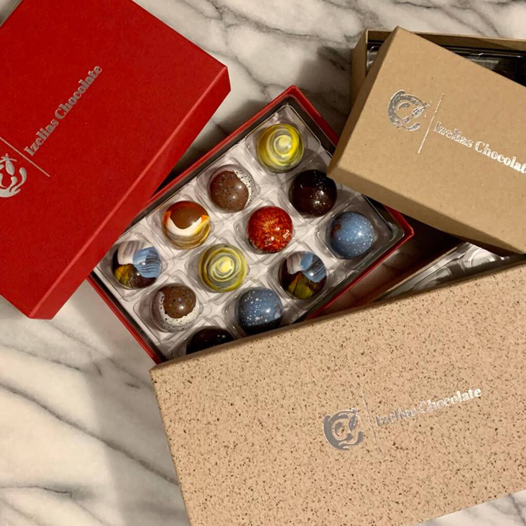 Design Your Own Box Of Six Chocolates By izelias chocolate