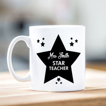 Personalised Teacher Mug, Apple Design, 2 of 3