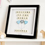 Welcome To The World Baby Boy Personalised Gift Frame, thumbnail 6 of 8