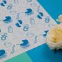 Blue Baby Scene A4 Tiled Icing Sheet, thumbnail 3 of 5