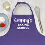 Granny's Baking School Personalised Apron, thumbnail 2 of 6