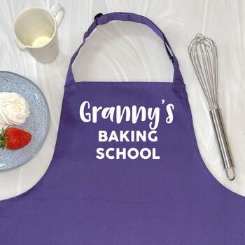Granny's Baking School Personalised Apron, 2 of 6