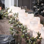 Frosted Mistletoe Artificial Christmas Garland, thumbnail 3 of 4