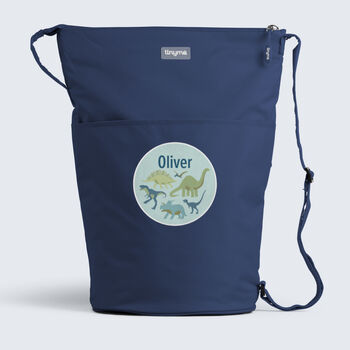 Personalised Dinosaurs Design Kids Swim Bag, 7 of 11