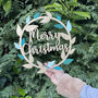 Merry Christmas Wreath, thumbnail 1 of 4