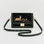 Fawn Embroidered Green Crossbody Bag, thumbnail 1 of 7