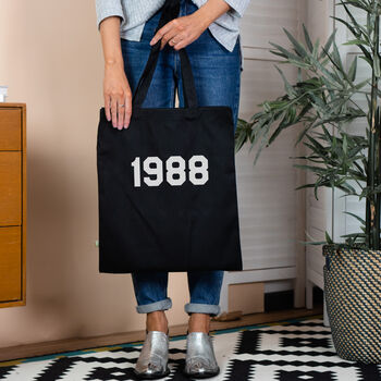 Personalised 'Year' Tote Bag, 4 of 6