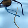 Gold Plated Mariner Link Sunglasses Chain, thumbnail 3 of 6