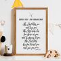 Personalised New Baby Blessing Print – Numbers Six:24–26, thumbnail 1 of 4