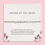Mother Of The Bride Bracelet Gift, thumbnail 1 of 6