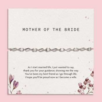 Mother Of The Bride Bracelet Gift, 3 of 8