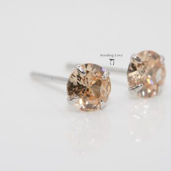 Christmas Gift November Birthstone Earrings Gift For Her, 5 of 6