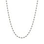 Black And Silver Moon Cut Bead Chain Necklace, thumbnail 8 of 10