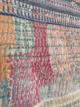 Double Sided Stunning Hand Stitched Kantha Quilt, 2 of 7