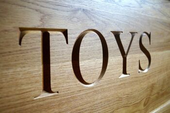 Personalised Oak Toy Box, 5 of 12
