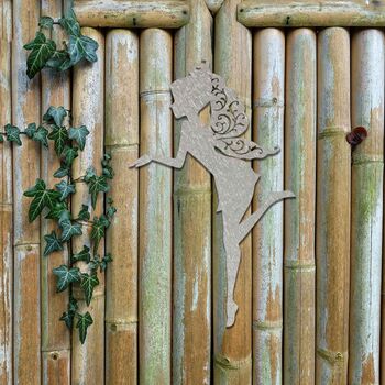 Metal Fairy Garden Fence Decor: Whimsical Rusted Art, 5 of 10