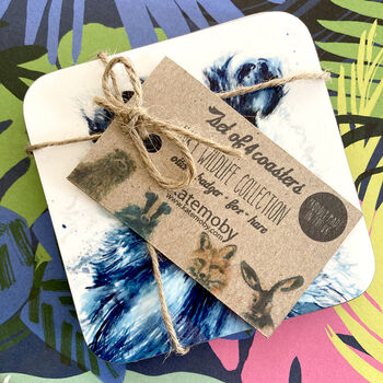 Inky Wildlife Collection Coasters, 2 of 10