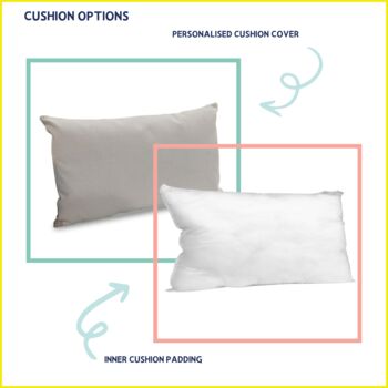 Personalised Zebra Pattern Rectangular Cushion, 8 of 8