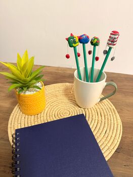 Clay Monster Pencil Toppers Craft Kit For Children, 3 of 5