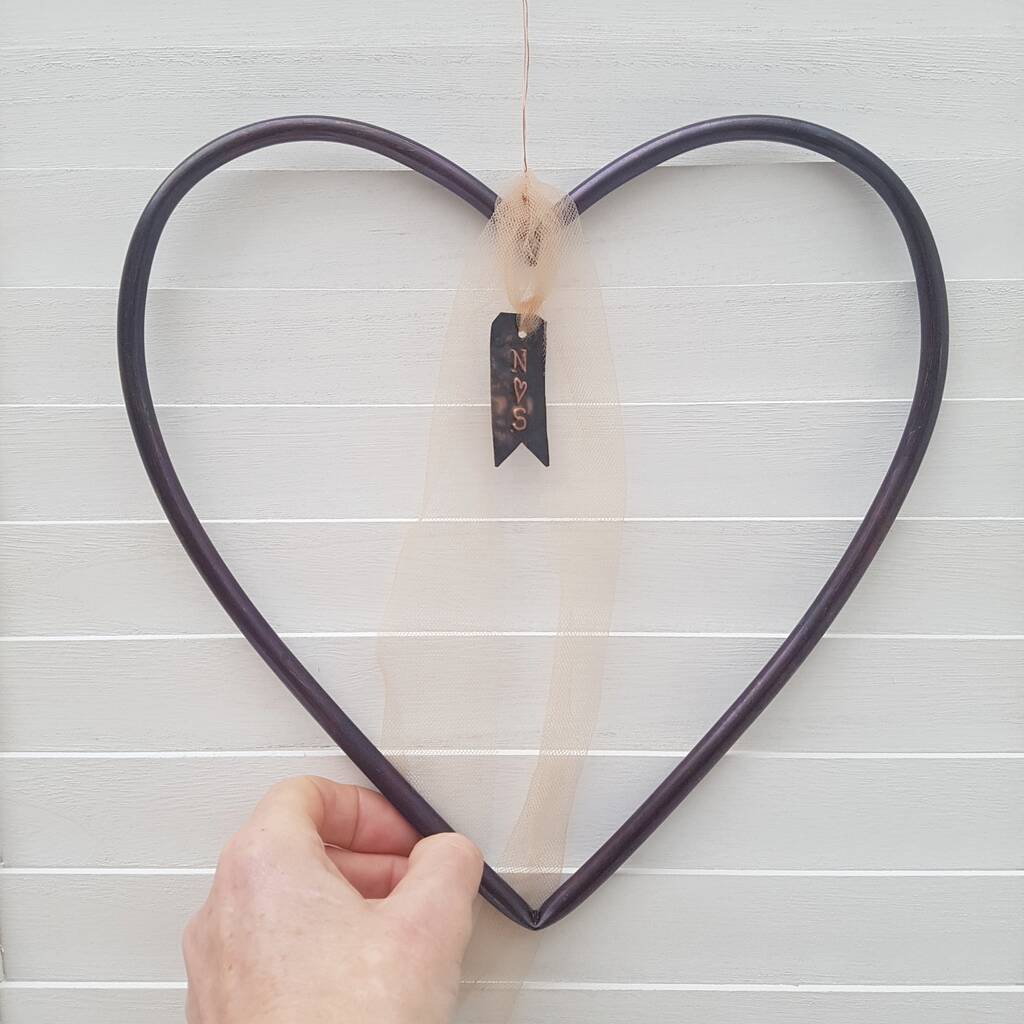 Handmade Copper Heart With Personalised Token, 1 of 3