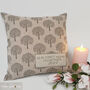 Tree Of Life Fabric Cushion, Personalised New Home Gift, thumbnail 1 of 11