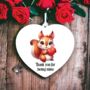 Personalised Squirrel Valentine's Hanging Gift, thumbnail 1 of 2
