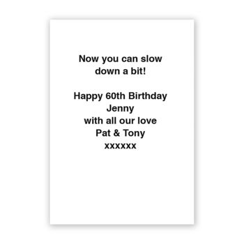 Sixty Zone Birthday Card, 3 of 4