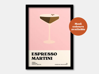 Espresso Martini Print, 4 of 7