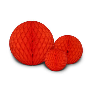 Honeycomb Ball Trio, 15/25/35cm, 2 of 4