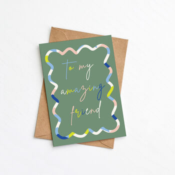 Happy Birthday Scallop Card, 2 of 2