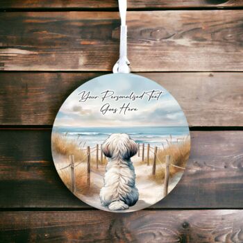 Personalised Maltese Dog Beach Walk Collection, 4 of 8