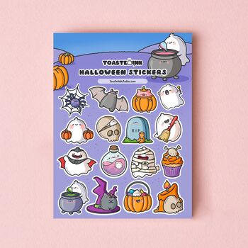 Halloween Sticker Sheet | Cute Stickers, 3 of 5