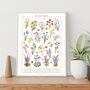 Wild Meadow Floral Art Print In Two Sizes, thumbnail 2 of 3