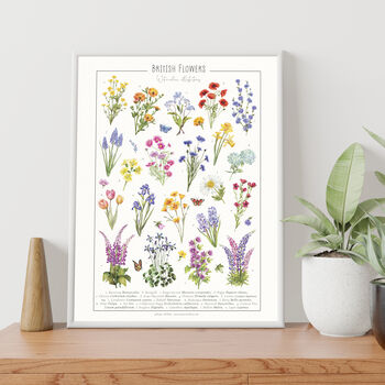 Wild Meadow Floral Art Print In Two Sizes, 2 of 3