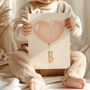 Personalised Girl's Heart Shaped Pink Balloon Picture, thumbnail 5 of 10