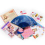 Japan Activity Set With Japanese Fan And Origami Paper, thumbnail 4 of 5