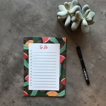 Floral To Do List Notepad, 2 of 5