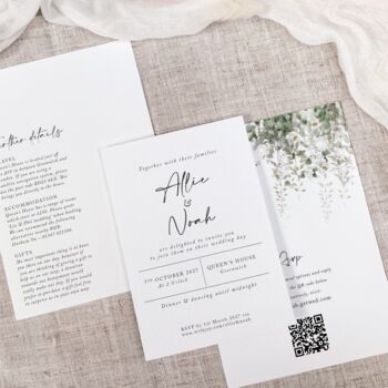 Whimsical Windsor Wedding Invitation Stack, 2 of 8